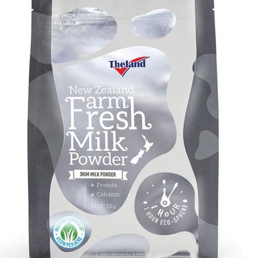纽仕兰牧场鲜奶粉脱脂袋装1kg/袋 商品图2