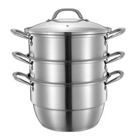 德世朗（DESLON）真心”蒸”意-三层多用蒸锅DFS-Z036B直径28cm【CZ】