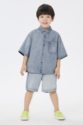 jnby   23年秋款   轻薄柔软牛仔中裤  1N7E12490