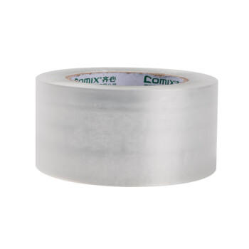齐心（COMIX）透明胶带/宽胶带/封箱胶带 快递打包胶带透明 6卷 宽60mm*150y*45um长137米/卷 JP6015-6 商品图1