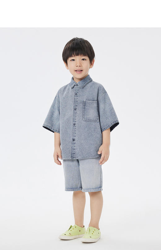 jnby   23年秋款   轻薄柔软牛仔中裤  1N7E12490 商品图6