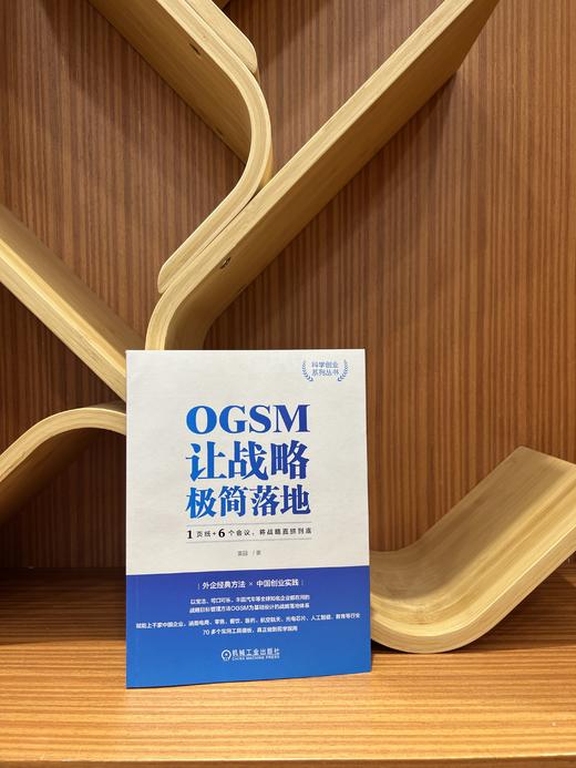 官网 OGSM让战略极简落地 1页纸+6个会议 将战略直抓到底 袁园 科学创业系列丛书 企业经营战略管理书籍 商品图3