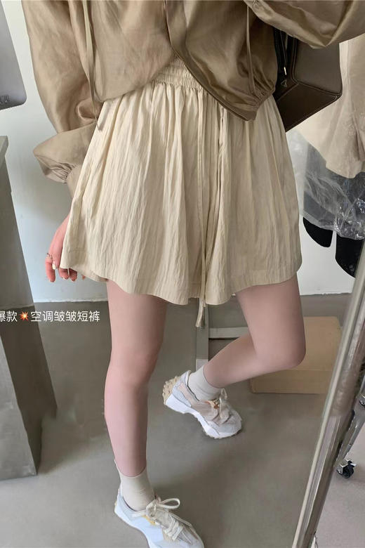 <曾小咸推荐>褶皱休闲短裤 商品图2