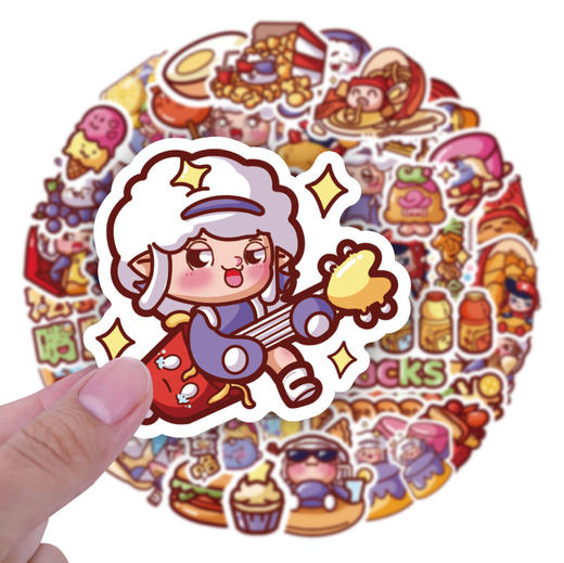 TIPETOYS吉尔奇手账贴纸包-奇幻美食JRQ6005 商品图2