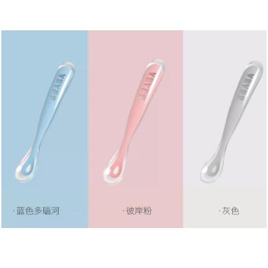 法国beaba儿童硅胶软勺宝宝碗勺餐具婴儿勺子辅食勺新生儿软头勺BAB-913182 商品图1