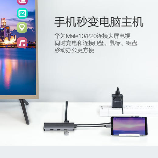 绿联 UGREEN Type-C扩展坞 商品图3