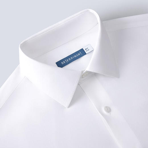 十如仕100支高纱支直尖领肌理提花免烫短袖衬衫-元龙39系列-501-02 商品图8