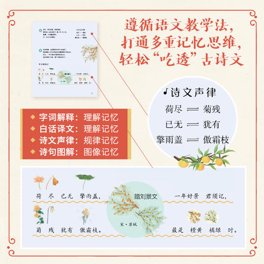 《爱上古诗文其实很简单》（全6册）全面、助学、趣味、拓展、漫画、伴读。 商品图2