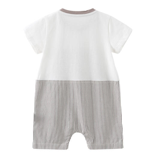 丽婴房-童衣类（夏）E1连身装\游戏裤中灰 商品图1