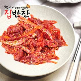 玲儿家小菜 拌明太鱼丝500g 령이네반찬 북어채무침500g