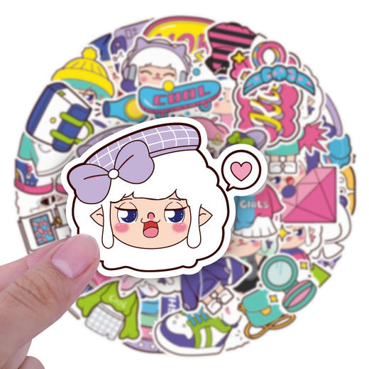 TIPETOYS吉尔奇手账贴纸包-穿搭日记（LULU）JRQ6002 商品图2