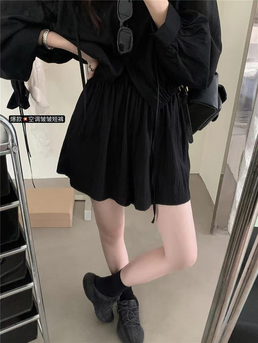 <曾小咸推荐>褶皱休闲短裤 商品图1