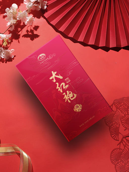 岩语 落云大红袍 特级武夷岩茶中火花香茶叶盒装泡袋144g 商品图3