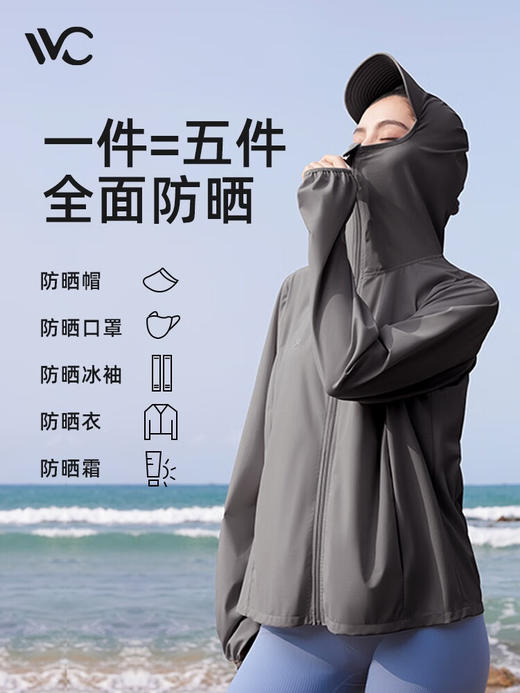 VVC明星同款防晒衣轻氧升级款 高165下/14 均码  BJX 商品图4