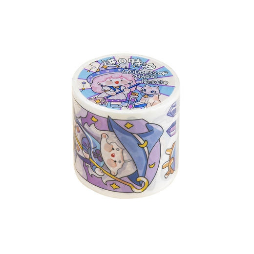 TIPETOYS手账胶带豆芽酱魔法女神（紫）DYJ5074-L 商品图4