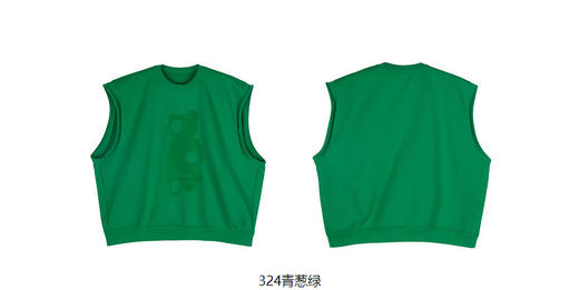 jnby  23年秋款  前卫背心款套头卫衣  1N7414310 商品图4