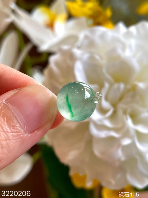 3220206，飘翠珠子裸石。具体价格微信咨询 商品图5