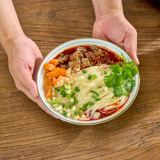 安食六和兰州牛肉面136.5g*5袋金汤脆芽171g*5袋水煮日晒面非油炸方便面夜宵速食拉面多口味混合装 商品图2