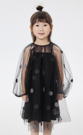 jnby  23年秋款  网纱公主风短袖连衣裙  1N7G22740