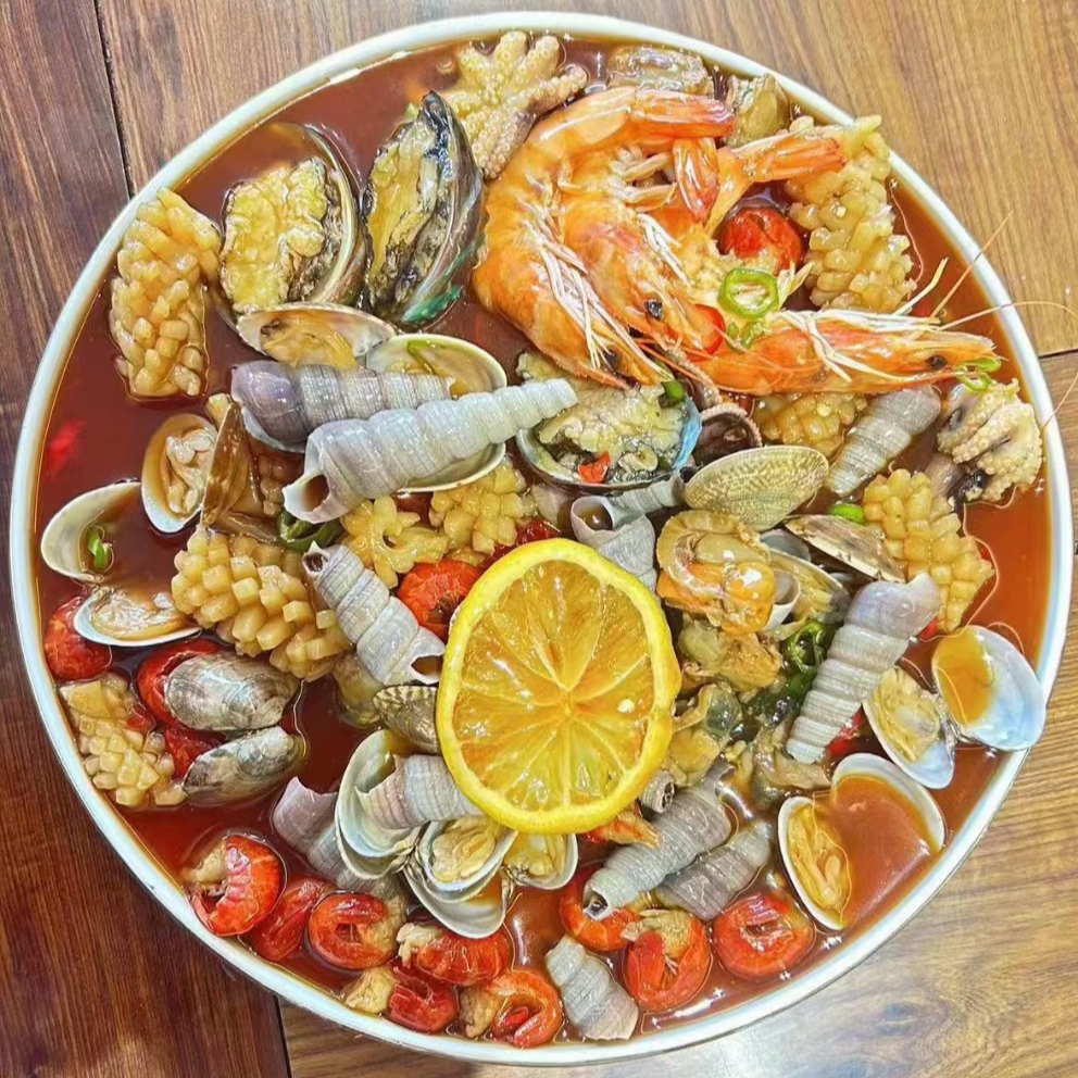 麻辣海鲜桶1000g/桶大容量 大满足  一个桶嗨吃八种海鲜捞汁小海鲜 即食小海鲜