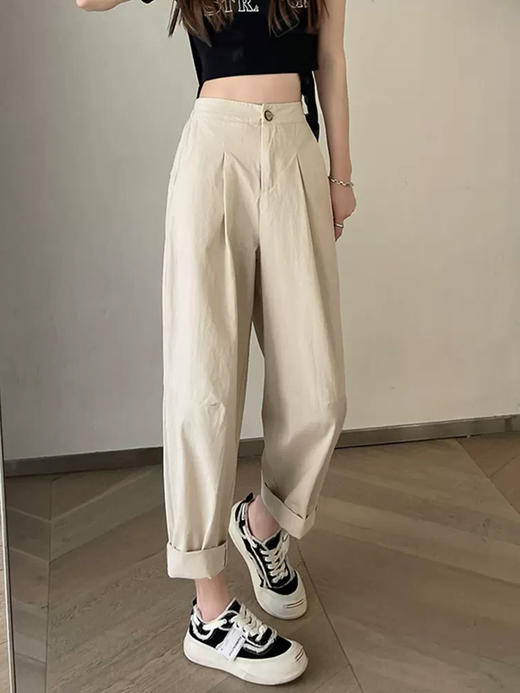 裁缝学苑AS71工装哈伦裤老爹裤纸样女装夏新款高腰显瘦萝卜裤打版 商品图3