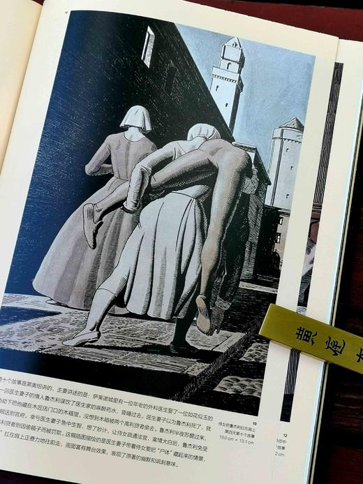 定制毛边本+藏书票编号本，作者签名钤印！！《洛克威尔•肯特插图选》，美国 肯特绘，吴伟编著，定制毛边本，作者签名钤印，黑色布面精装，白色布面函套，附赠明信片，凸版印刷书票，16开，成品尺寸210*28 商品图11