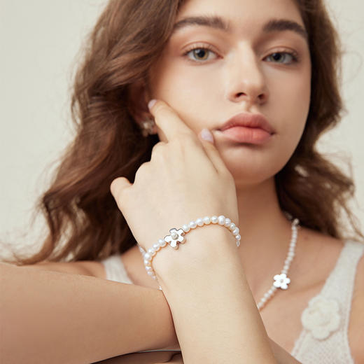 ARSIS｜繁绮系列 元气花花项链天然淡水珍珠精致轻奢甜美项链 商品图9