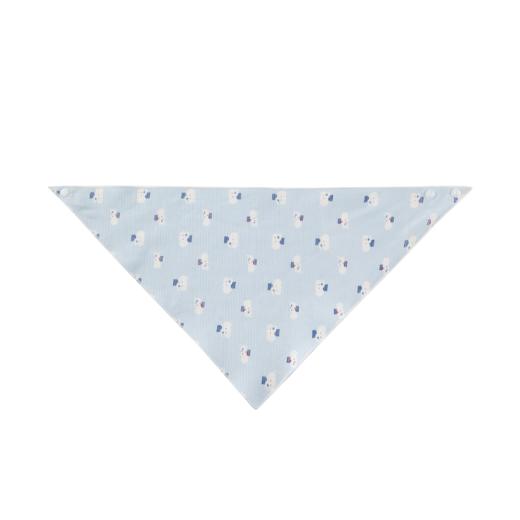 丽婴房-配饰类（夏）D0围兜天蓝 商品图1