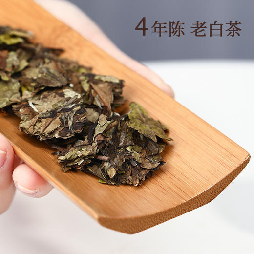 武夷星雪榕花然放3170荒野寿眉白茶福鼎原料老白茶5饼1提 商品图2