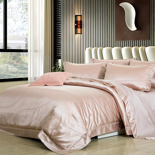 鑫缘 高档丝棉提花四件套 DSK3418 商品图4