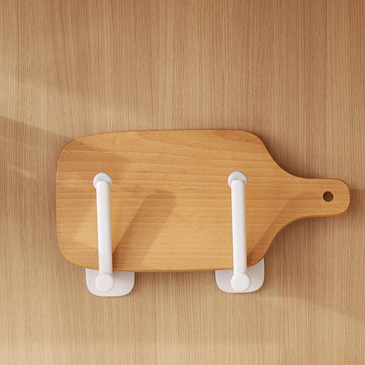 FaSoLa 免打孔挂钩粘胶壁挂衣架厨房浴室卫生间无痕贴粘钩 商品图5