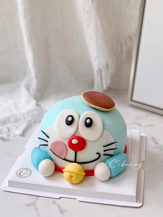 立体叮当/多啦A梦 忌廉蛋糕【半翻糖蛋糕需提前2天预订】（默认自提，收费配送请联系客服） 商品图1