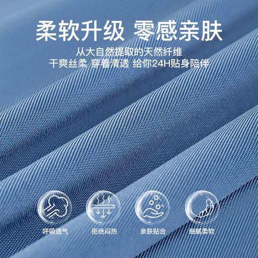 【断码特价】爱帝男士内裤夏季薄款轻薄无痕3条装 商品图2