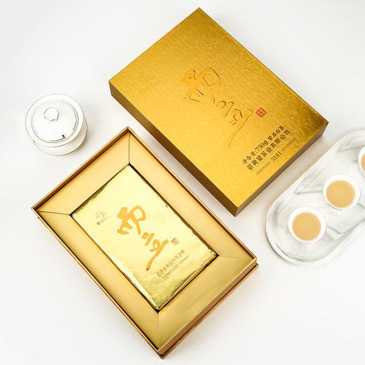 武夷星雪榕花福鼎原料而立3181白牡丹饼礼盒装白茶老白茶 商品图1