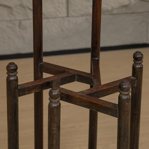 清 红木六足高面盆架 商品图2