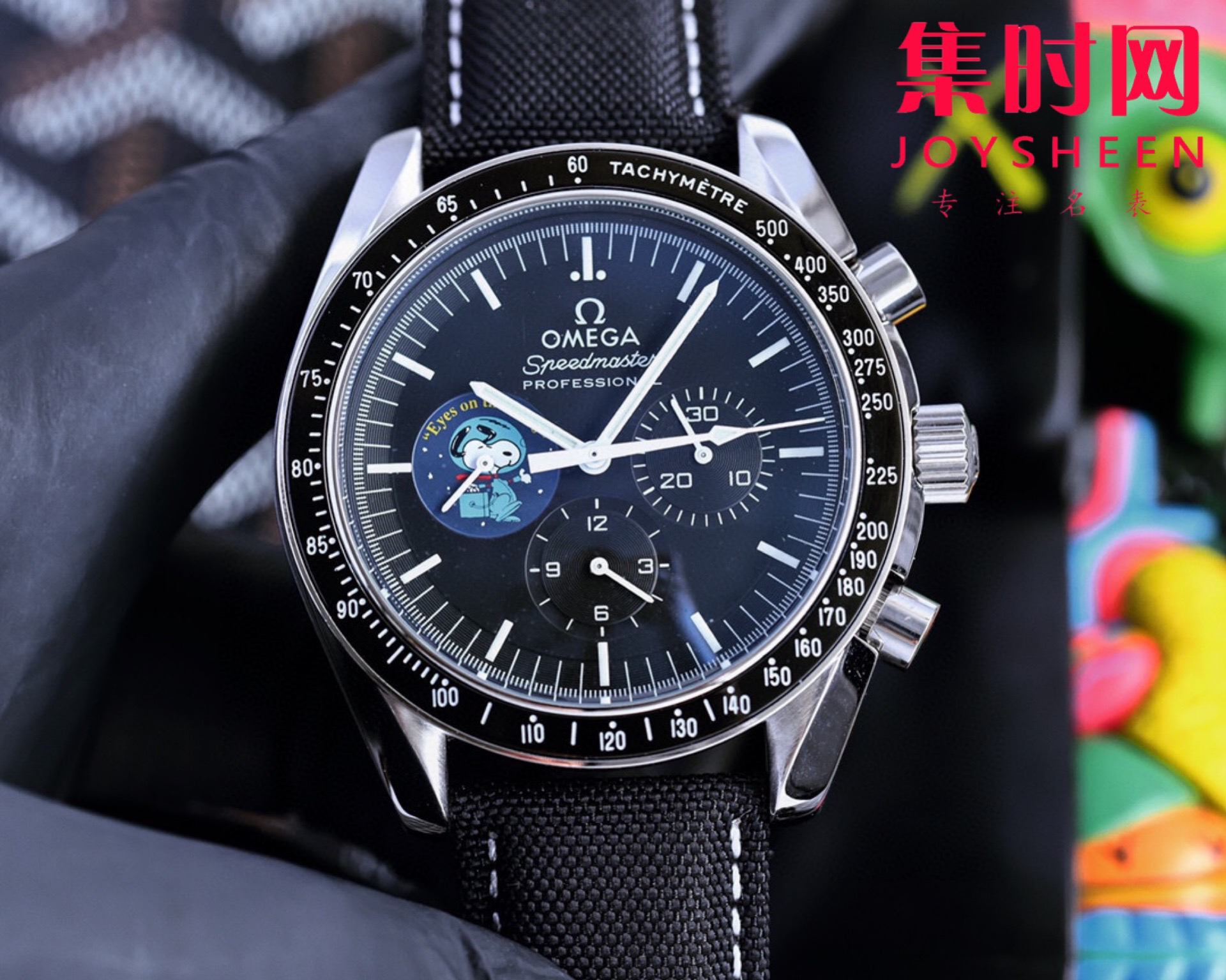 欧米茄omega 超霸系列"史努比" 男士石英腕表