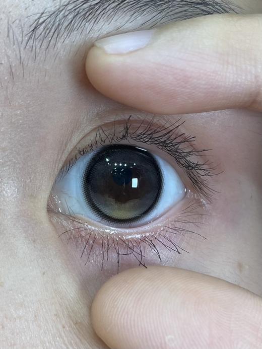 Bariecat日抛 · 小卧蚕&小青心 ·14.2mm白狮参考着色中等直径  日抛 一盒十片装  · 商品图11