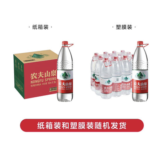 【清凉节】农夫山泉 饮用水 饮用天然水1.5L 1*12瓶 整箱装 商品图0