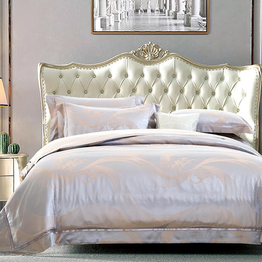 鑫缘 高档丝棉提花四件套 DSK3418 商品图5