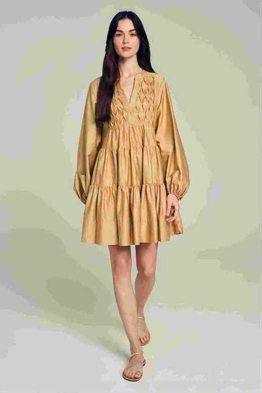 Devotion Twins - Leros Dress - Beige - 连身裙 - 米黄色 商品图0