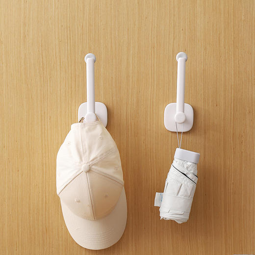 FaSoLa 免打孔挂钩粘胶壁挂衣架厨房浴室卫生间无痕贴粘钩 商品图3