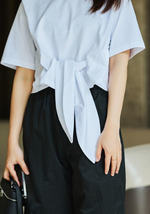 垫肩兔耳朵T 商品图0