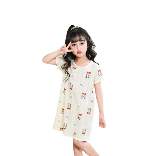 【捡漏价39.9元/2件】儿童短袖睡裙，夏季女童，纯棉宝宝薄款公主裙，女孩睡衣亲子家居裙 商品图4