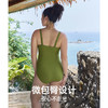 HSIA遐 遮肚显瘦连体泳衣高弹力时尚胖mm保守大胸显小大码泳衣女 商品缩略图2