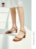 弧形一字带粗跟凉鞋AE0036237 商品缩略图1