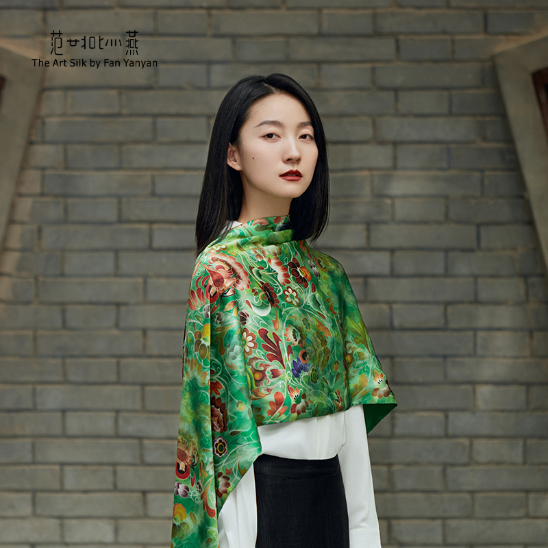 伎乐莲花·披肩