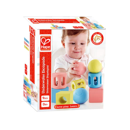 Hape几何摇铃三件套E0456 商品图2
