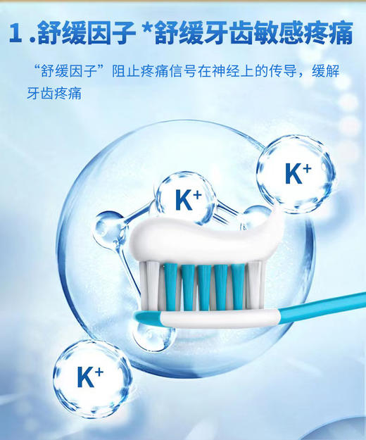 【3支装】冷酸灵健齿护龈双重抗敏牙膏185克 商品图1