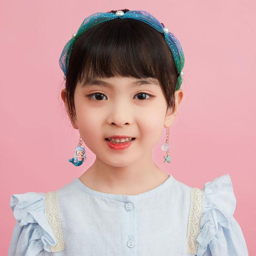 儿童发箍女美人鱼韩国公主冰雪百搭女孩发卡女童头箍宝宝头饰潮 商品图2
