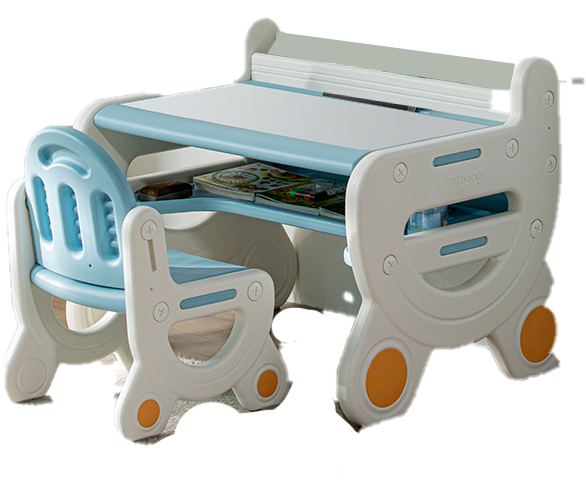 曼龙奇思妙想学习桌椅+画板